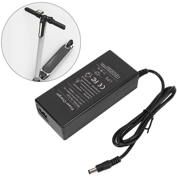 Strømadapter, 29.4V 2000mA 100-2 Kulfiber Plast Elektrisk Scooter Stikoplader