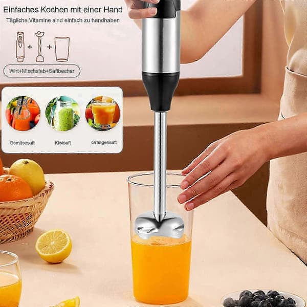 Stavmixer 4-i-1 Hackare Kök Elektrisk Handhållen Stavmixer