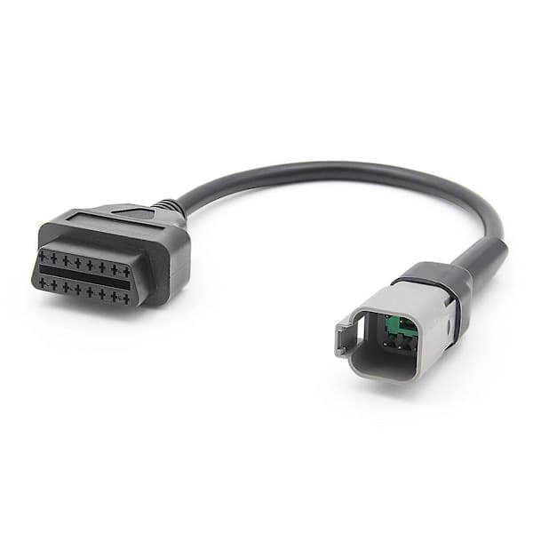 6PIN til 16PIN Diagnostisk OBD2 Kabeladapter, OBDII Scanner Erstatning til CAN AM ATV UTV Motorcykel Cykel Værktøj