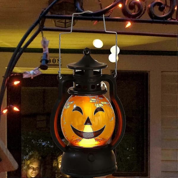 Jack-o-lantern | Bärbar Jack-o-lantern Prydnad Svart 1 Styck