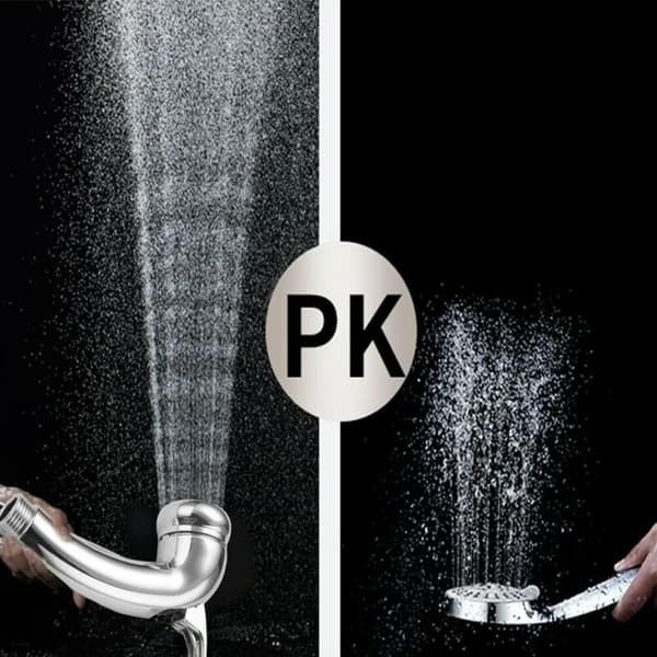 Högtrycks krom ABS duschhuvud – 1,27 cm gänga – På/av-avtryckare – För badkar, båtar, husbilar