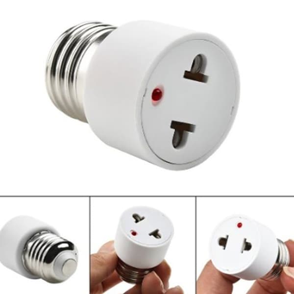 Stykker E27 Sokkelomformerdeksler med Adapterplugg, Sokkel, Pæreuttak, Lampeholder