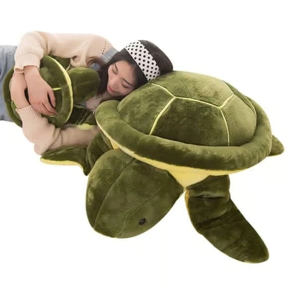 Fyldt skildpadde blødt plys havskildpadde tøjdyr