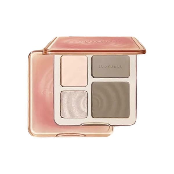 Judydoll Highlighter och Contour Palette Multifunktionellt Silkepuder för Naturlig Definition 02 Tree Shadow Disk 02 Tree Shadow Disk