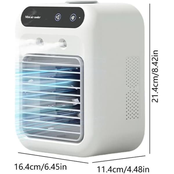 Fordampende luftkøler ventilator skrivebordskølere USB køleventilator lille klimaanlæg til værelse bil udendørs
