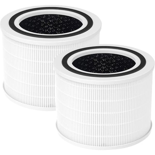 2 kompatibla LEVOIT Core 200S-filter, H13 True HEPA, aktivt kol, ersätter Core 200S-RF