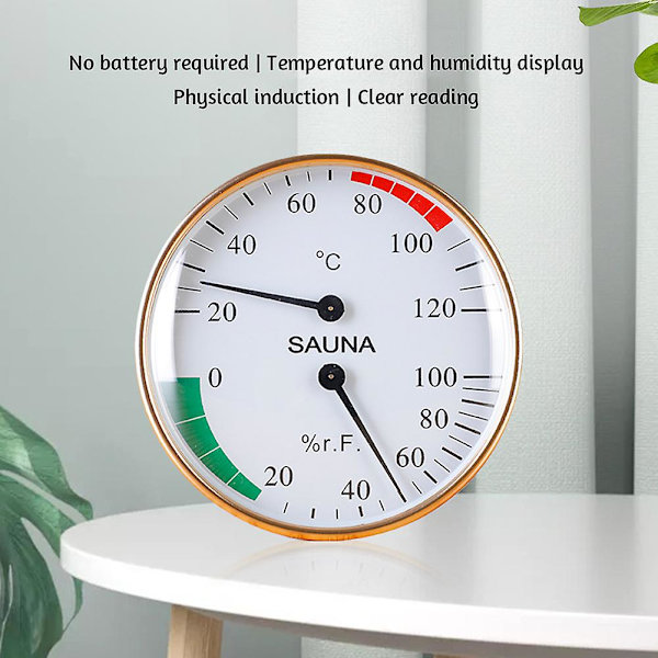 Dobbelt digitalt displaytermometer Multifunktionelle præcise displaytermometre til indendørs brug