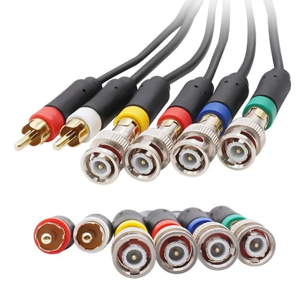 Rgb/kabel för N64 Sfc Snes Ngc videokonsoler kompositkabel med stark stabilitet