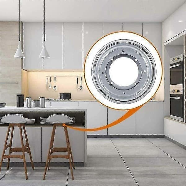 Lazy Susan Vridplatta, Serveringsbricka, Galvaniserad, Lämplig för Hotellmatbord, Speciellt Designad för Lata Människor