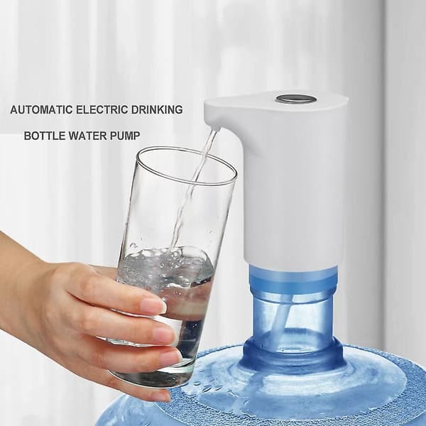 Vattenflaskpump – USB-uppladdningsbar dispenser för 5-gallonsdunkar