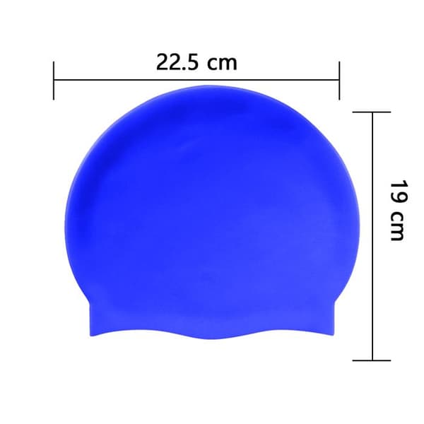 Silikonbadmössa - Långt hår - Flerfärgad - Unisex - Hypoallergen (2-pack)