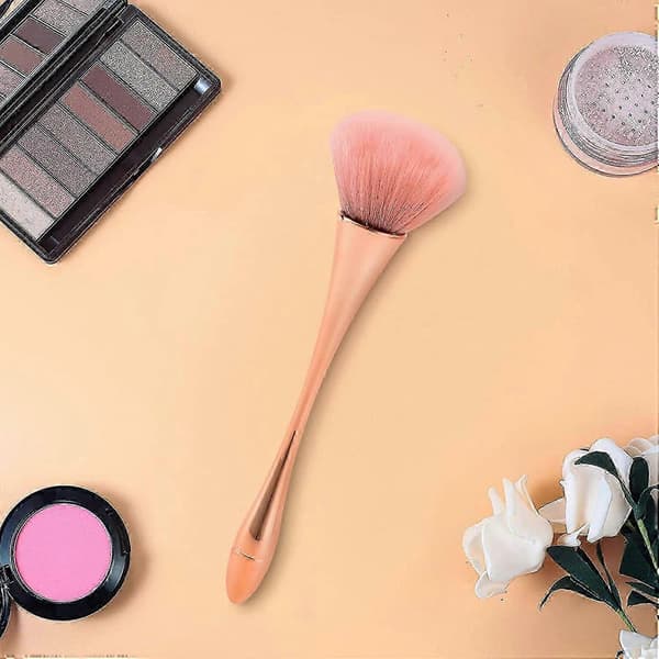 Mineralpudderbørste, Bronzer Kabuki Makeupbørste, Blød Fluffy Foundationbørste, Professionel Pudderbørste og Blushbørste