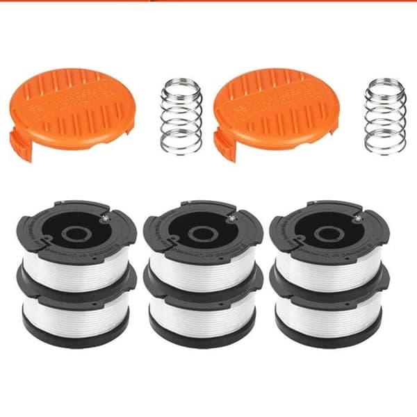 BLACK+DECKER AF-100-3ZP erstatningsspole for gressklipper, spole, sett 6+2+2