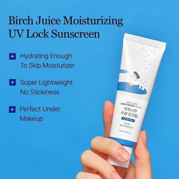 ROUND LAB Birch Juice Moisturizing Sunscreen SPF50 PA++++ (50 ml)