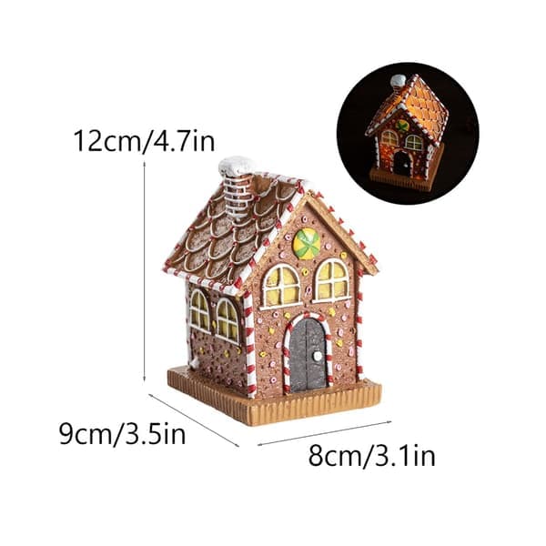 Jullysande snörum pepparkakshus pepparkakshusbyggnad
