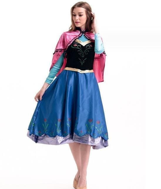 Prinsessa Annan mekko Halloween Cosplay -asu M M