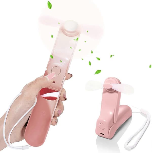 Mini bærbar vifte 2000mAh USB bærbar vifte