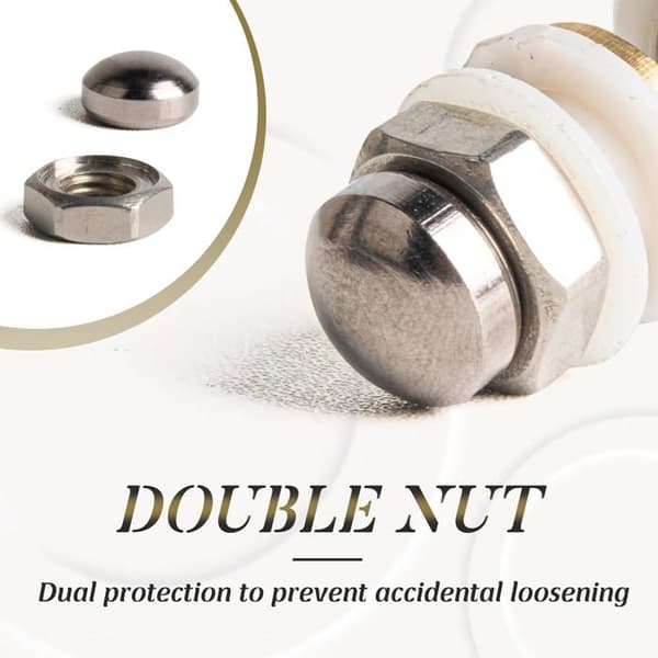 Ruller, 23 mm diameter, rustfritt stål, nylon, for skyvedusjdør