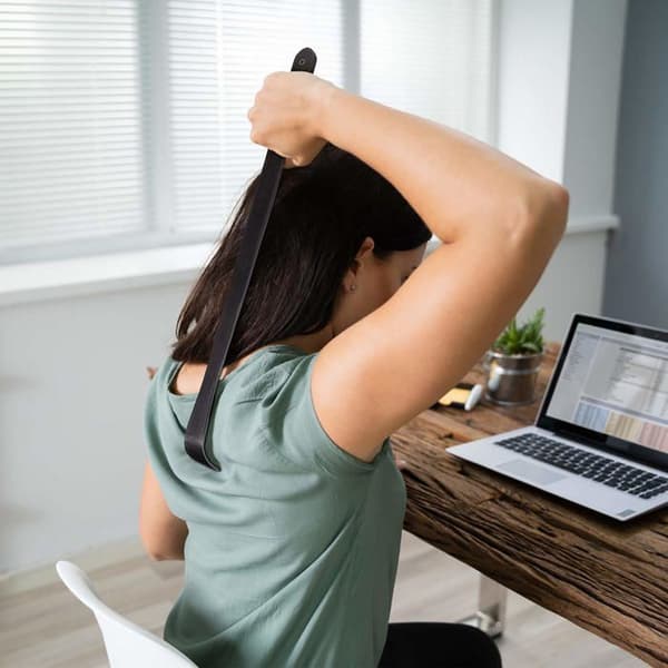 Trærygkradser til afslapning - 2, brun, lang, kropsmassager til kløelindring, wellness-tilbehør