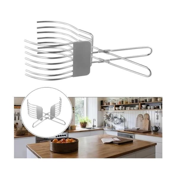Steketang - Kjøttskivedeler - Rustfritt stål - Trygg design - Enkel å rengjøre