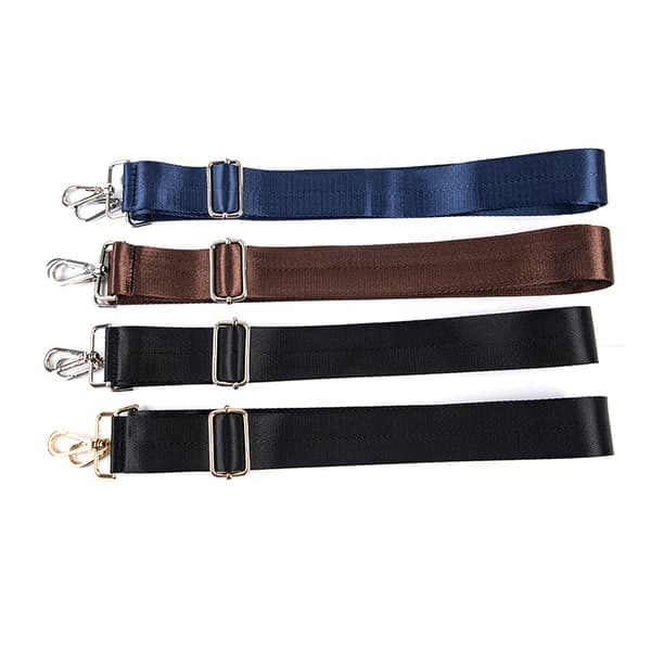 80-140CM Skulderrem Kaffe Sølvspenne Coffee Silver buckle