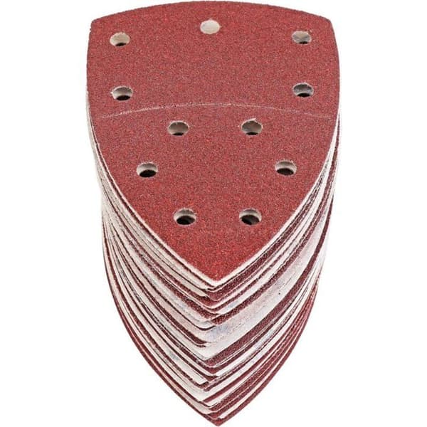 60 triangulära slippapper, triangulärt slippapper, musslip, 105 x 152 mm, korn P40/60/80/120/180/240