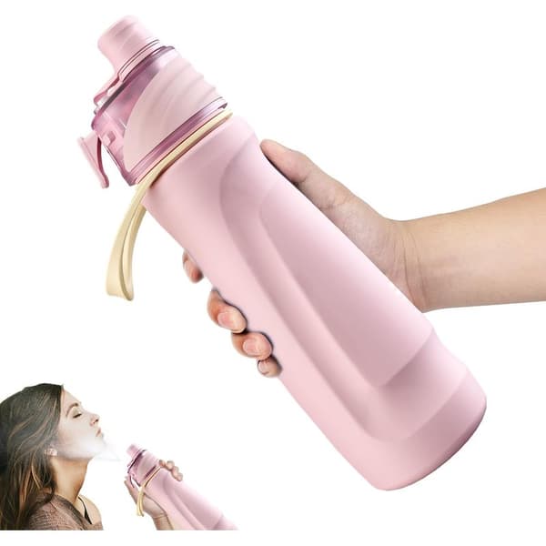 Isoleret sprayflaske – 750 ml rustfrit stål med forstøverfunktion – Pink