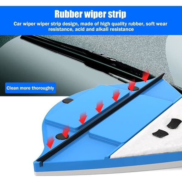 Magnetisk silikone vinduesskraber - Til vinduer 3 til 8 mm tykke