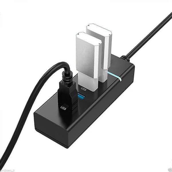 USB3.0 4-ports HUB hub computer USB multi-interface splitter USB splitter en til fire udvidelse høj hastighed