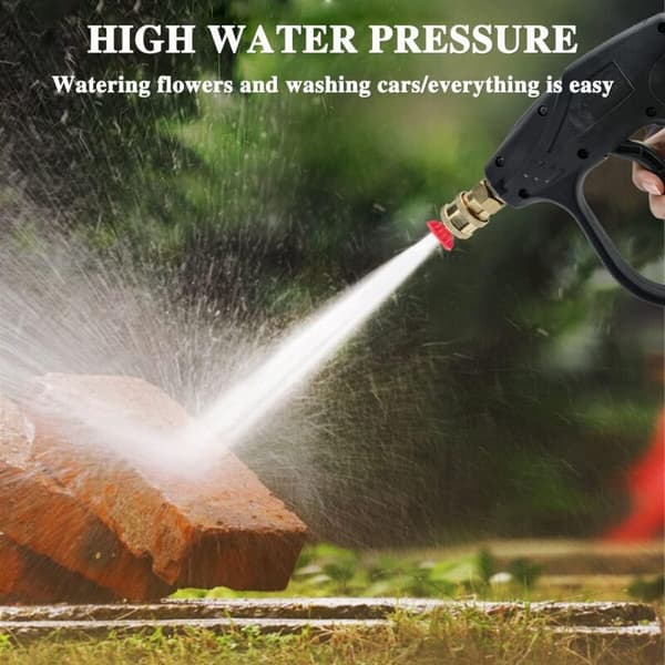 Högtryckstvättspistol – 4350 PSI med 5 munstycken för Karcher, M22-14 & 1/4\" snabbkoppling