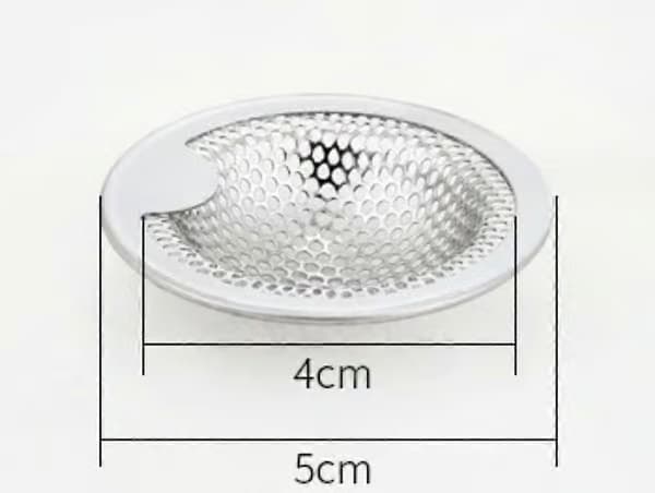 Diskbänksil i rostfritt stål, set om 4 (5 cm)