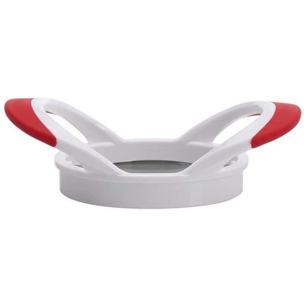 Fruktkutter - Rustfritt stål - Epleskjærer - 18cm - ABS - Rød og hvit
