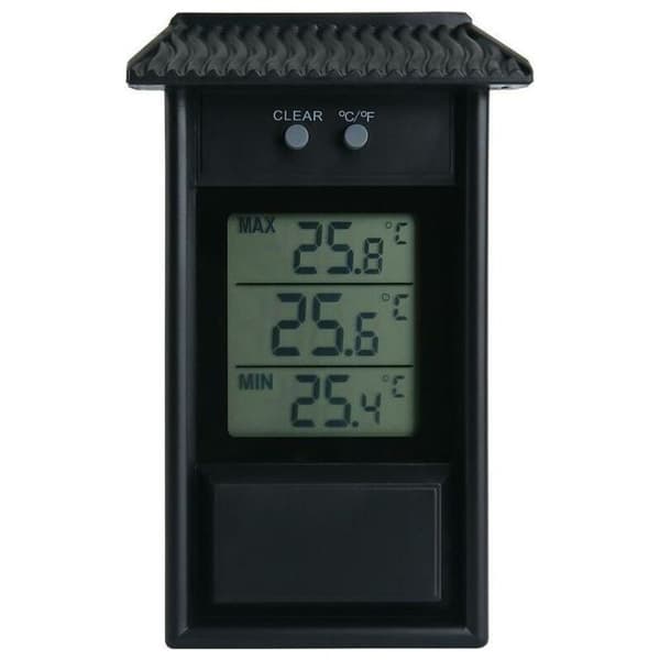 Elektronisk utomhustermometer, vattentät elektronisk termohygrometer, kylskåpstermometer, storlek, temperaturvärde, minnesfunktion