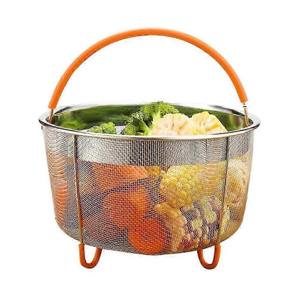 Dampkurvsæt i rustfrit stål, Instant-Pot tilbehør til Ninja Foodi trykkoger og Multi