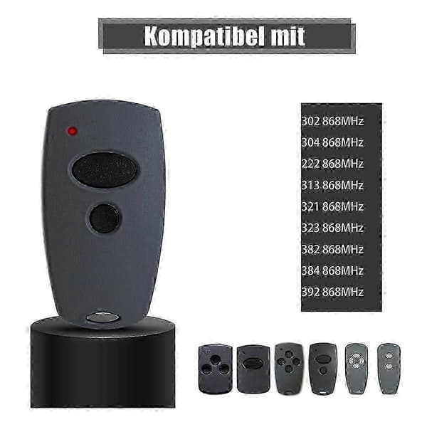 2 stk 868,3 MHz garasjeport håndsender egnet for Marantec D302-868