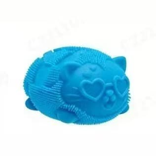 NeeDoh Cool Cats Squishy Toy Katt Stressavlastande Sensorisk Fidgetboll Sky blue (1 st) Sky blue (1 pc)