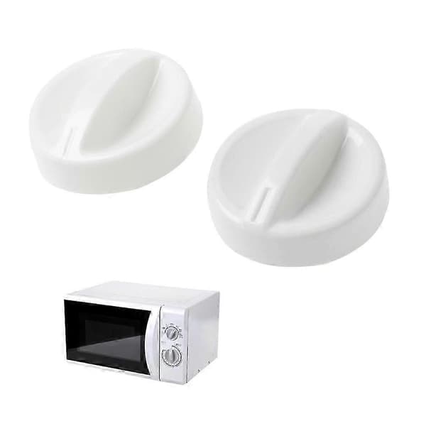 2 stk universell mikrobølgeovn plastspole roterende knott timer kontrollbryter ny