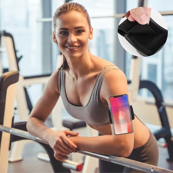 Magnetisk løbe-telefonholder til iPhone 12-16 Pro Max Plus Mini | 360° roterbart armbånd til mobiltelefon, håndledstelefonholder med stærk tilpasningsevne