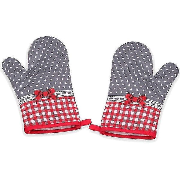 2-pack ugnsvantar, isoleringshandskar, ugnsvantar, värmebeständiga
