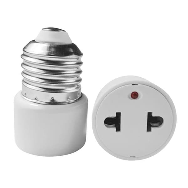 Stykker E27 Sokkelomformerdeksler med Adapterplugg, Sokkel, Pæreuttak, Lampeholder