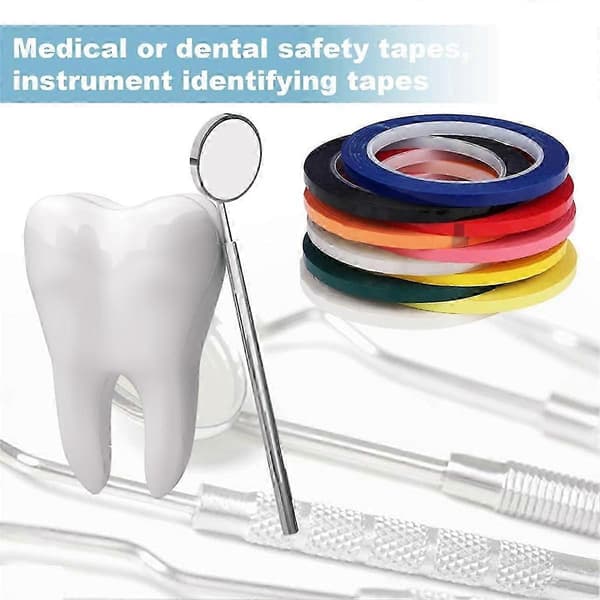 10 ruller autoklavetape - tape, identifikationstape
