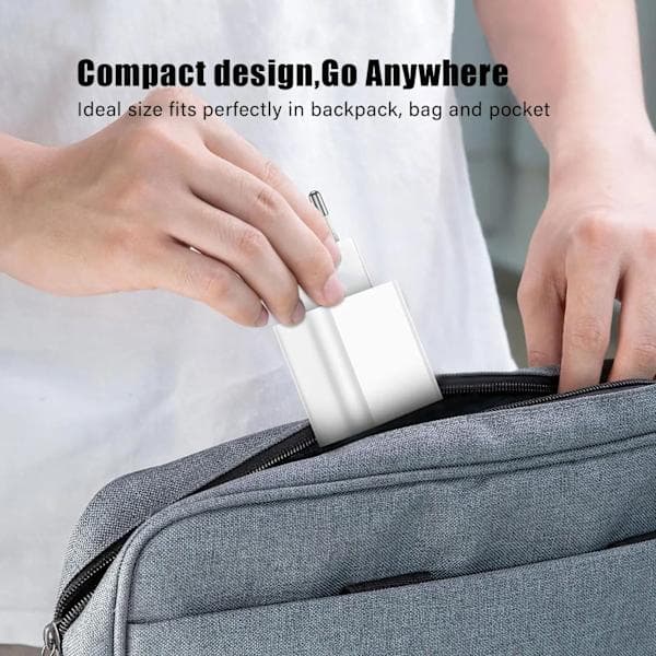 Hurtigoplader 30W PD – USB-C til iPhone 16/15/14/13/12/11 med 1,5m C til C kabel – EU-sæt