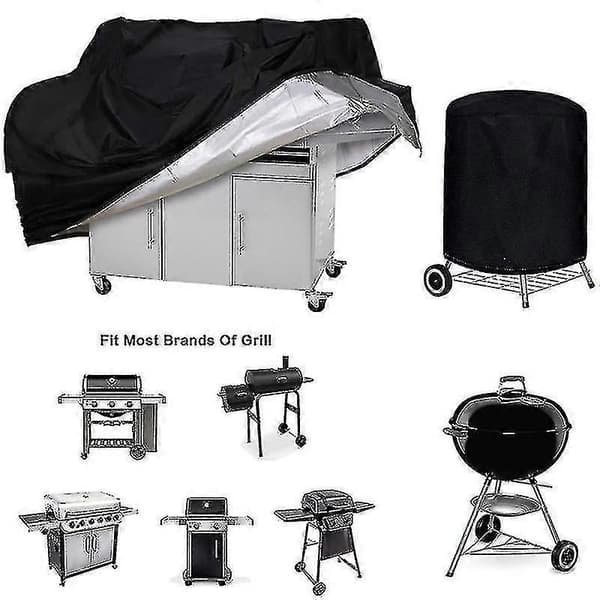 Grillovertræk til grill Vandtæt grillovertræk 145 x 61 x 117 cm Sort