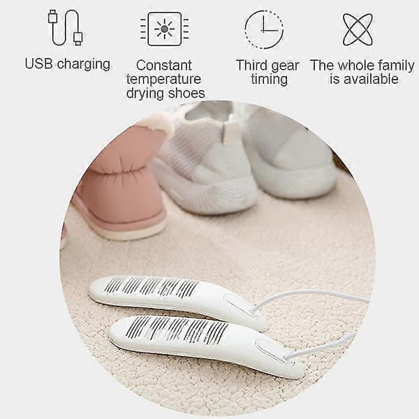 Usb Skotørrer Med Timer Ultra Tørresko Tørring Til Sko Handsker Hatte