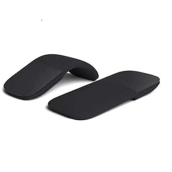 Microsoft Arc Mouse Bluetooth-mus for PC-bærbare datamaskiner Kompatibel med Windows Mac Chrome OS (tynn, lett, bærbar, taktil) - Svart