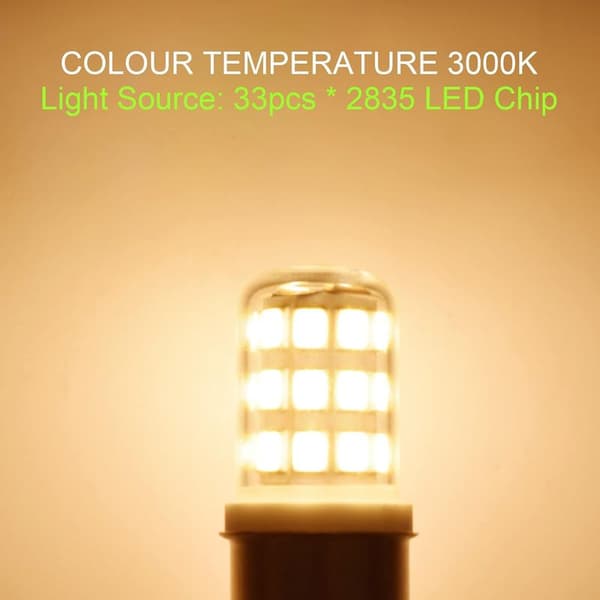 2 pientä 3W B15 LED-lamppua