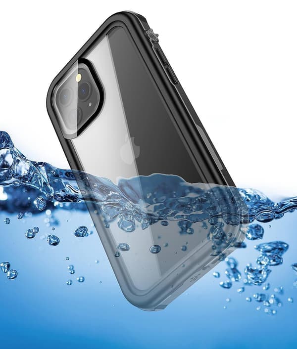 Vanntett deksel til iPhone 12 mini/13 mini 5,4 tommer IP68, støtsikkert beskyttende telefondeksel