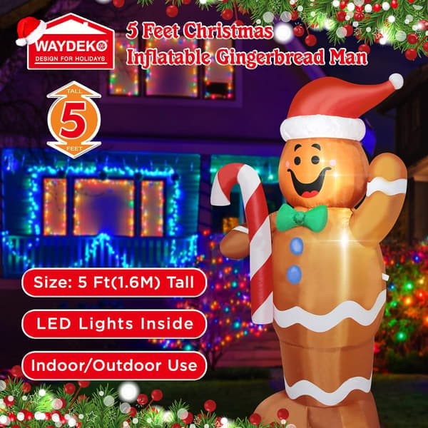 Jule oppustelig honningkagemand havedekoration EU EU