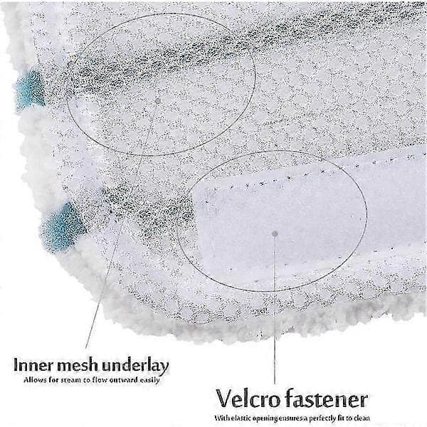 5-pakning mikrofiber erstatningsrengjøringsputer for Black Decker dampmopp