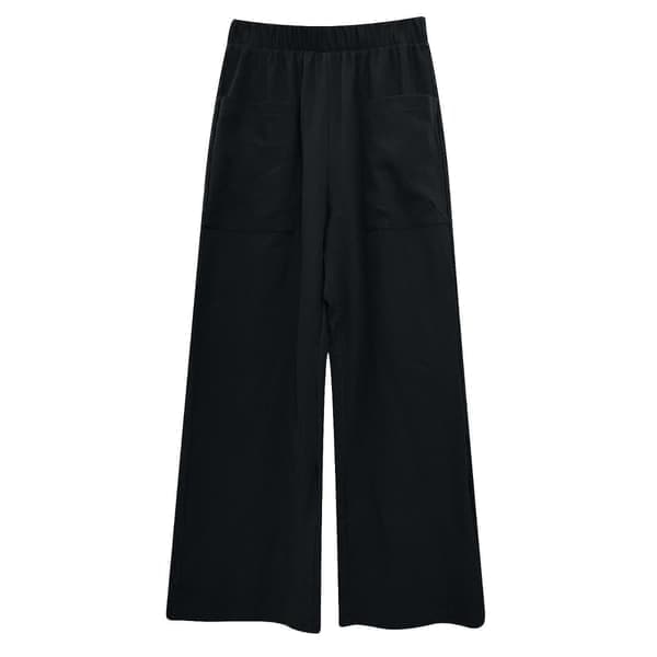 Dame Mode Casual Scoop Brede Ben Bukser Sort Sort L Black L